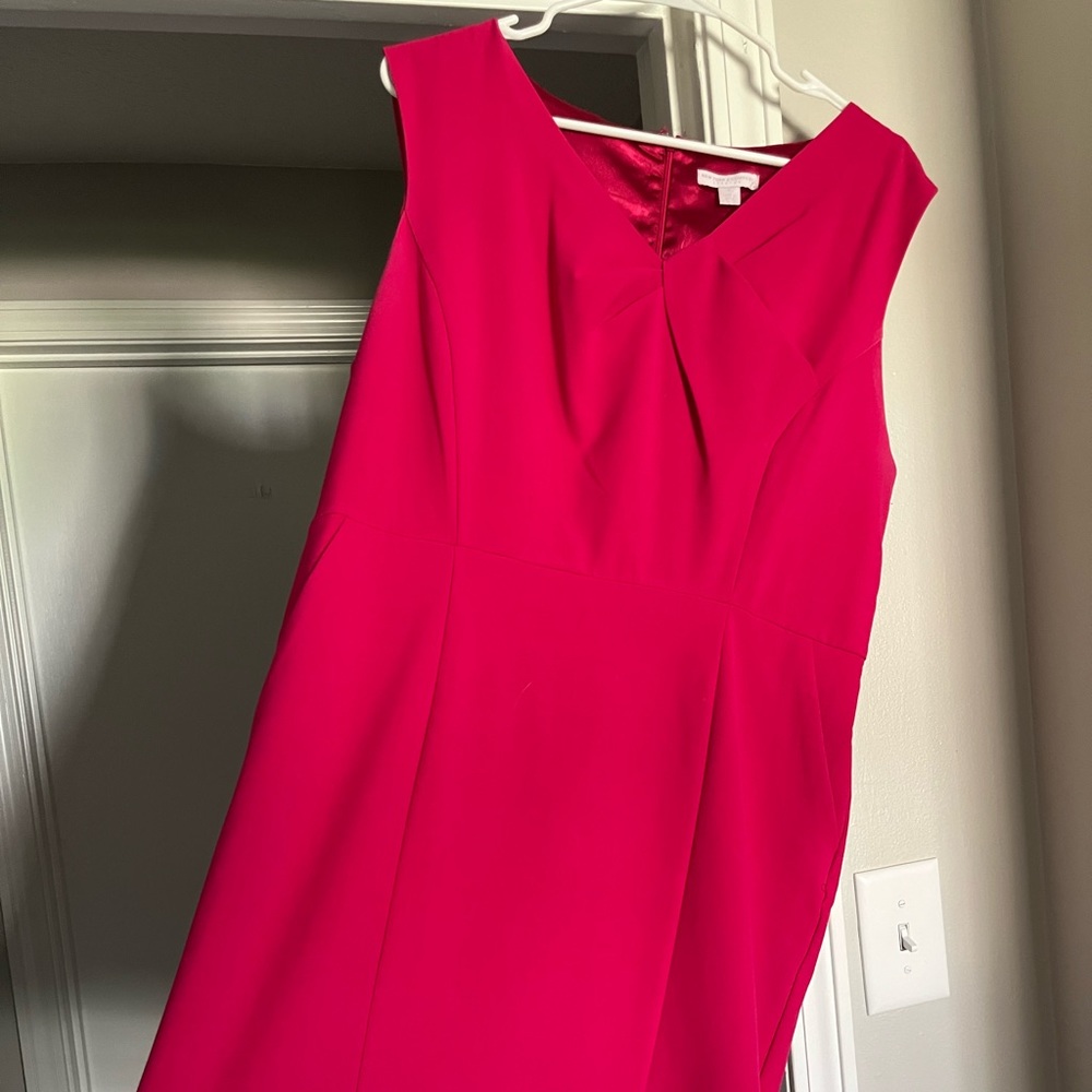 Fuchsia Shift Dress